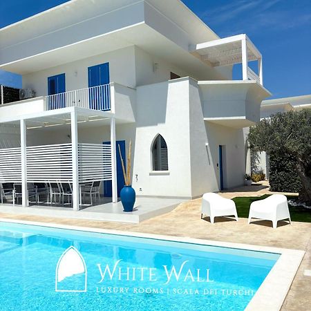 White Wall Luxury Rooms Scala Dei Turchi 雷阿尔蒙特 外观 照片