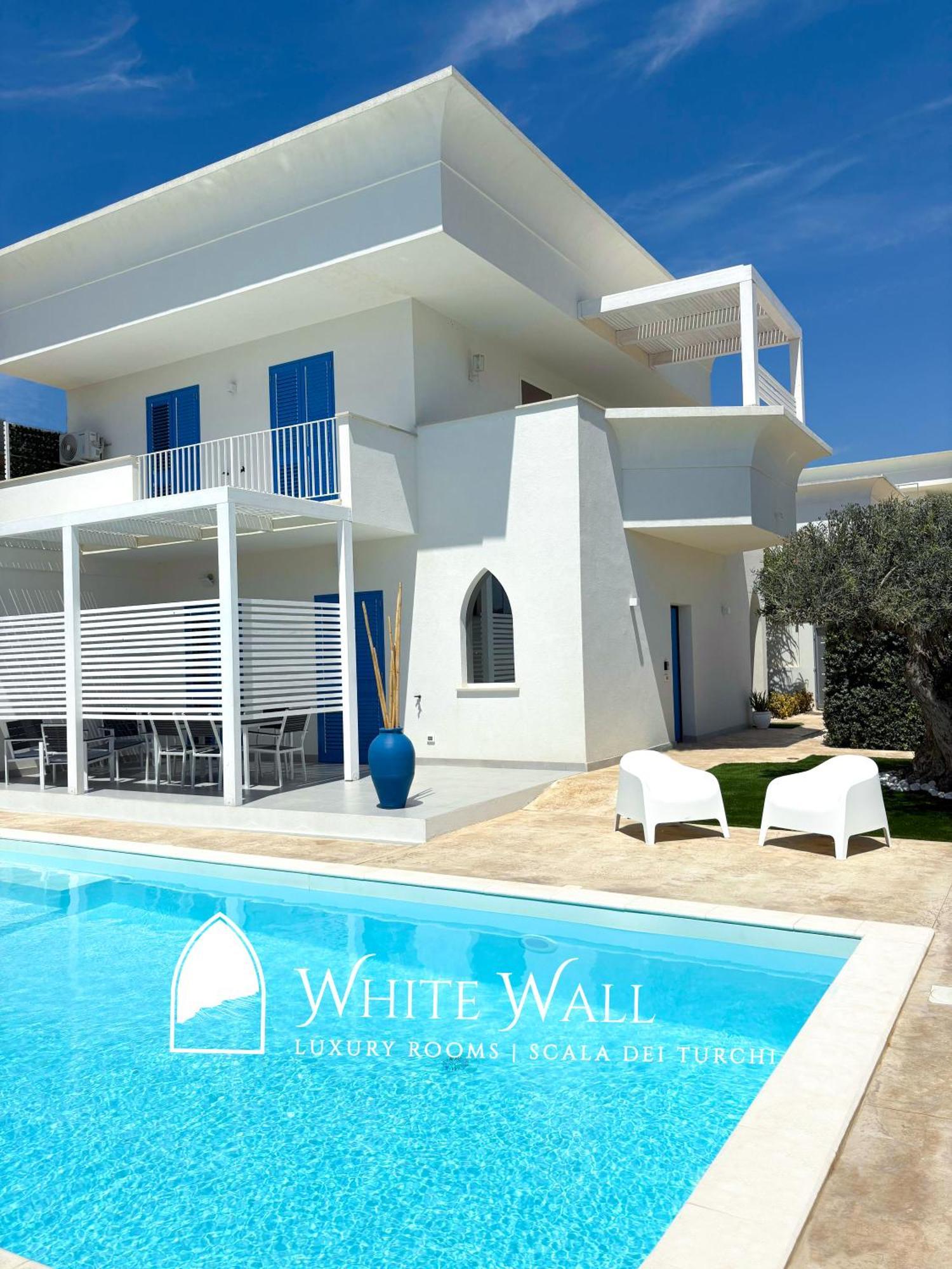White Wall Luxury Rooms Scala Dei Turchi 雷阿尔蒙特 外观 照片